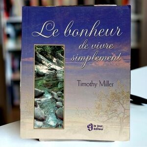 3📚/$25 📍 Le Bonheur de vivre simplement
De Timothy Miller
